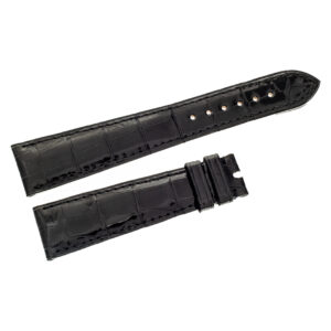 Patek Philippe black alligator strap 20 mm x 16 mm