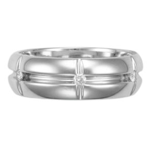 Men's diamond wedding band