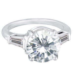 GIA Certified Diamond Ring - 3.07 cts (M Color, VVS2 Clarity)