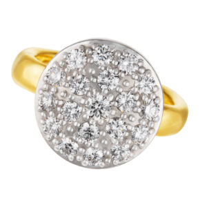 Cluster diamond ring