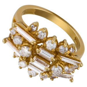 18k diamond ring