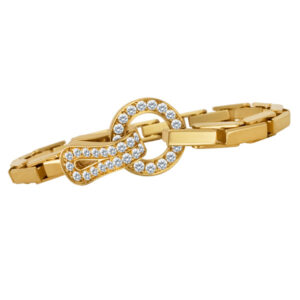 Cartier Agrafe bracelet in 18k w/diamonds