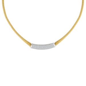 Jose Hess pave set diamond necklace in 18k