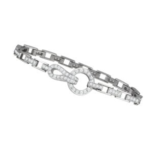 Diamond bracelet in 18k white gold