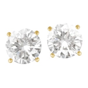 GIA Certified Diamond Studs - 1.04 cts (H Color, VS1 Clarity) and 1.12 cts (H Color, VS1 Clarity)