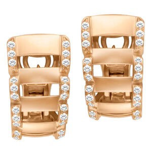 Patek Philippe Twenty-4 earrings in 18k pink gold with diamonds