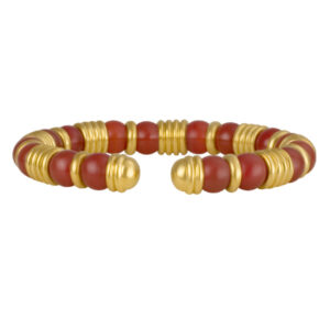 Caprice Carnelian Bracelet In 18k