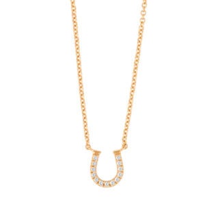 Tiffany horseshoe pendant in 18k