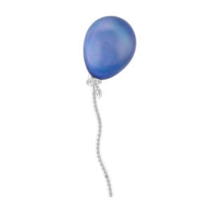 Vhernier 18k white gold "Palloncini" balloon brooch