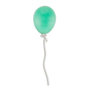 Vhernier 18k white gold "Pallocini" balloon broach