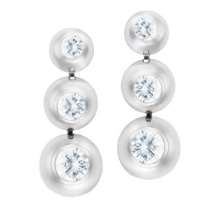 Cartier Perles de Diamants earrings in 18k white gold