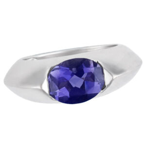 Piaget sexy & royal oval blue tanzanite app. 2.0 carat ring in  18k white gold