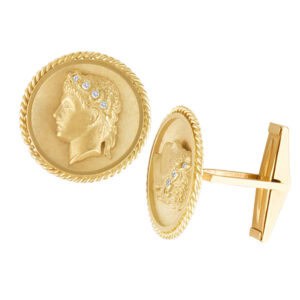 Grecian Head cufflinks