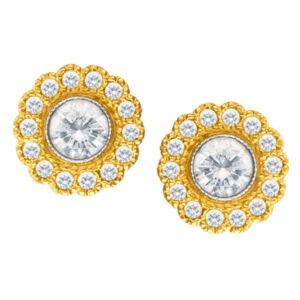 Tiffany & Co  Diamond Earring In 18k