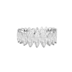 Diamond eternity band in platinum