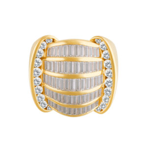 Charles Krypell 18k diamond ring