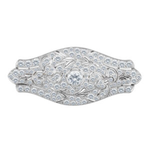 Platinum diamond pin. 2 carats in diamonds