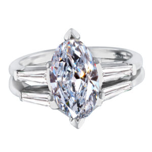 Gia Certified Diamond Ring 2.13 Cts (D Color, I1 Clarity)