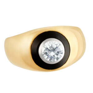 Dia ring in 14k app. 1.25 ct (J-K, SI)