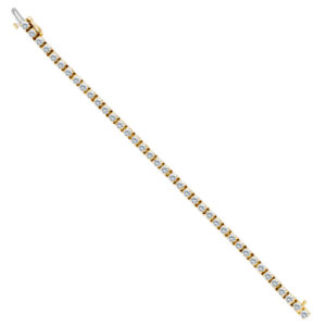 Diamond tennis bracelet in 14k. approx. 6 cts in diamonds (H-I color, SI1 clarity)