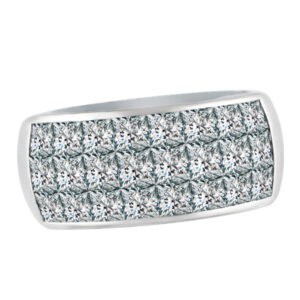 Diamond ring in 18k white gold