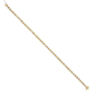 Tennis bracelet in 14k