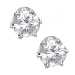 Diamond studs, app. 0.35 cts each