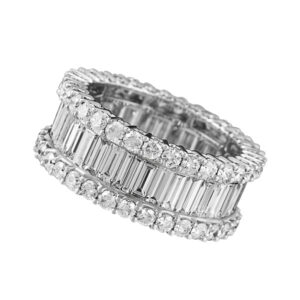 18k white gold diamond ring