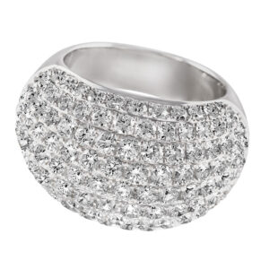 18k white gold diamond ring