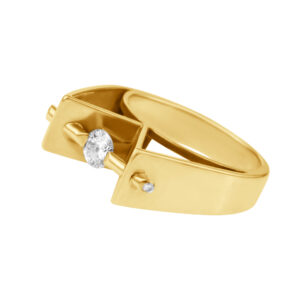 Jose Hess 14k ring with app. 0.40 ct in diamond