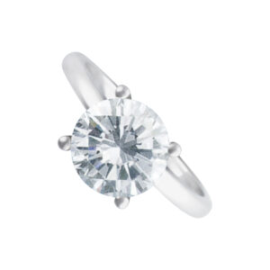 Gia Certified Round Diamond 1.55 Cts (M Color Si-1 Clarity)