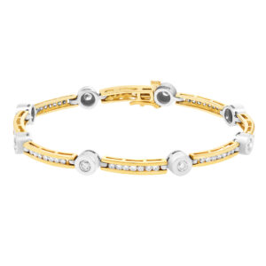 Diamond bracelet in 14k gold