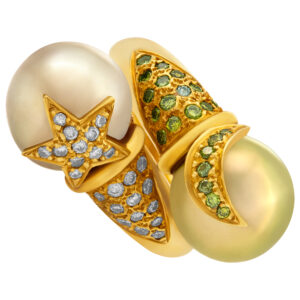 Sazingo twin golden ring