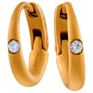 Pomellato Sabbia Diamond Earrings In 18k