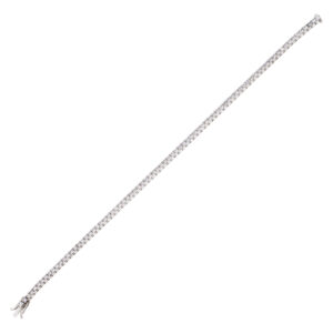 Diamond tennis bracelet in 18K white gold