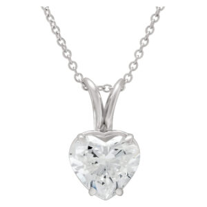 Gia Certified Heart Shape Diamond 2.49 Cts F Color Si-2 Clarity