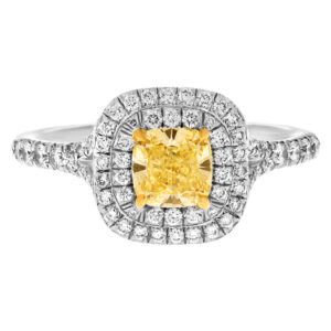 Tiffany & Co. Soleste fancy yellow diamond ring