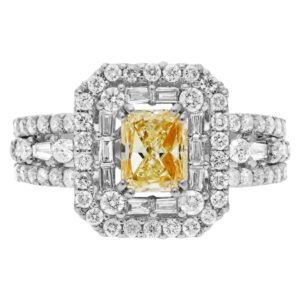 GIA certified 1.01 carat diamond ring