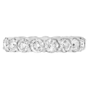 Diamond band with approx. 4 carats in diamonds