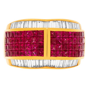 Le Vian diamond and ruby ring