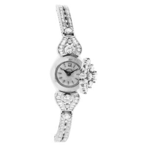 Hamilton platinum diamond cocktail watch