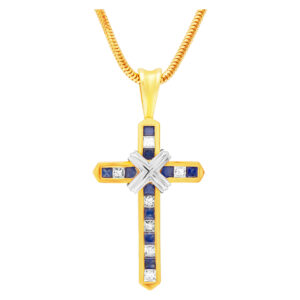 Cross pendant and necklace