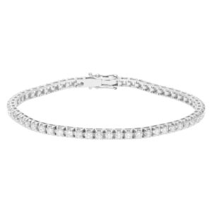 Breathtaking diamond bracelet in 18k white gold