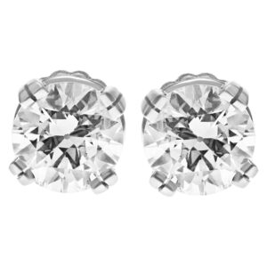 GIA Certified diamond Studs 1.52cts (M Color, VS1 Clarity) 1.50cts (N ,VS2)