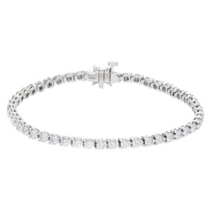 Tiffany & Co. Victoria Collection platinum diamond line bracelet