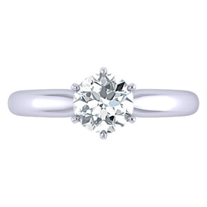 GIA 3.97 carat round brilliant cut diamond - N color VS1