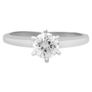 GIA Certifiend diamond ring 0.74 cts (H color, VS2 clarity) set in 14k