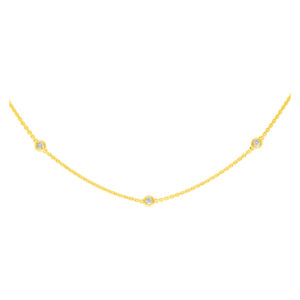 Diamonds by the yard in 14k yellow gold 1.05 ct in diamonds