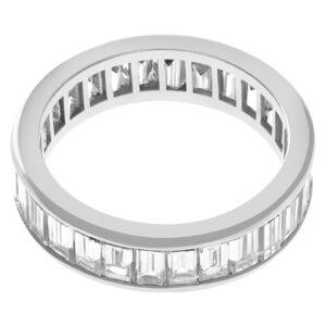 Diamond eternity band in platinum