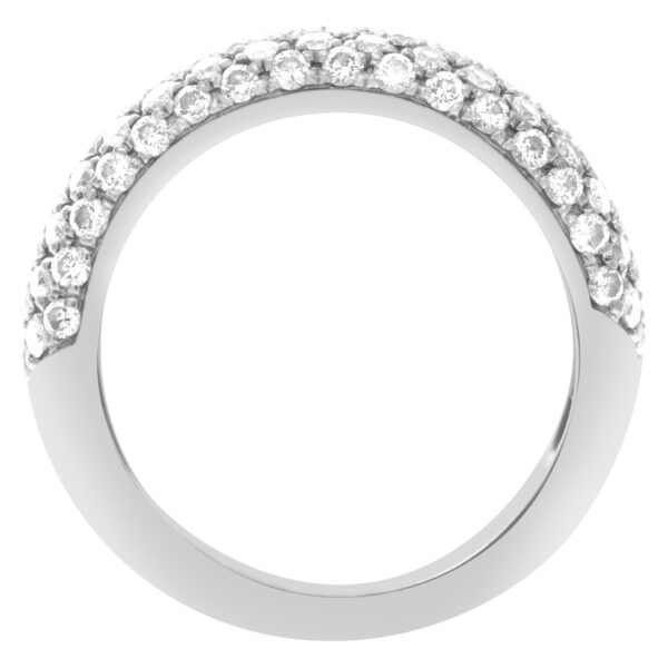 Diamond ring in 18k white gold. 2.00 carats (H color, VS clarity). Size 7